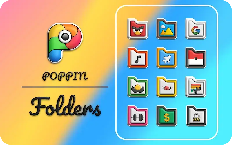 Poppin icon pack - screenshot 4