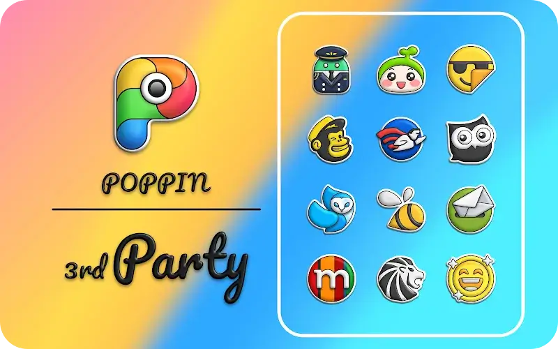 Poppin icon pack - screenshot 6