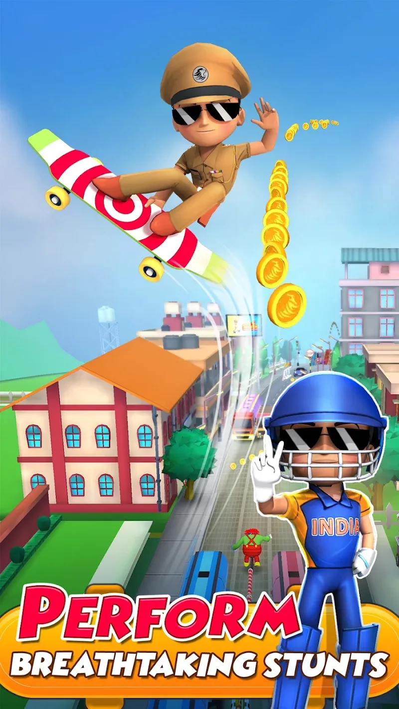 Little Singham Super Skater - screenshot 4