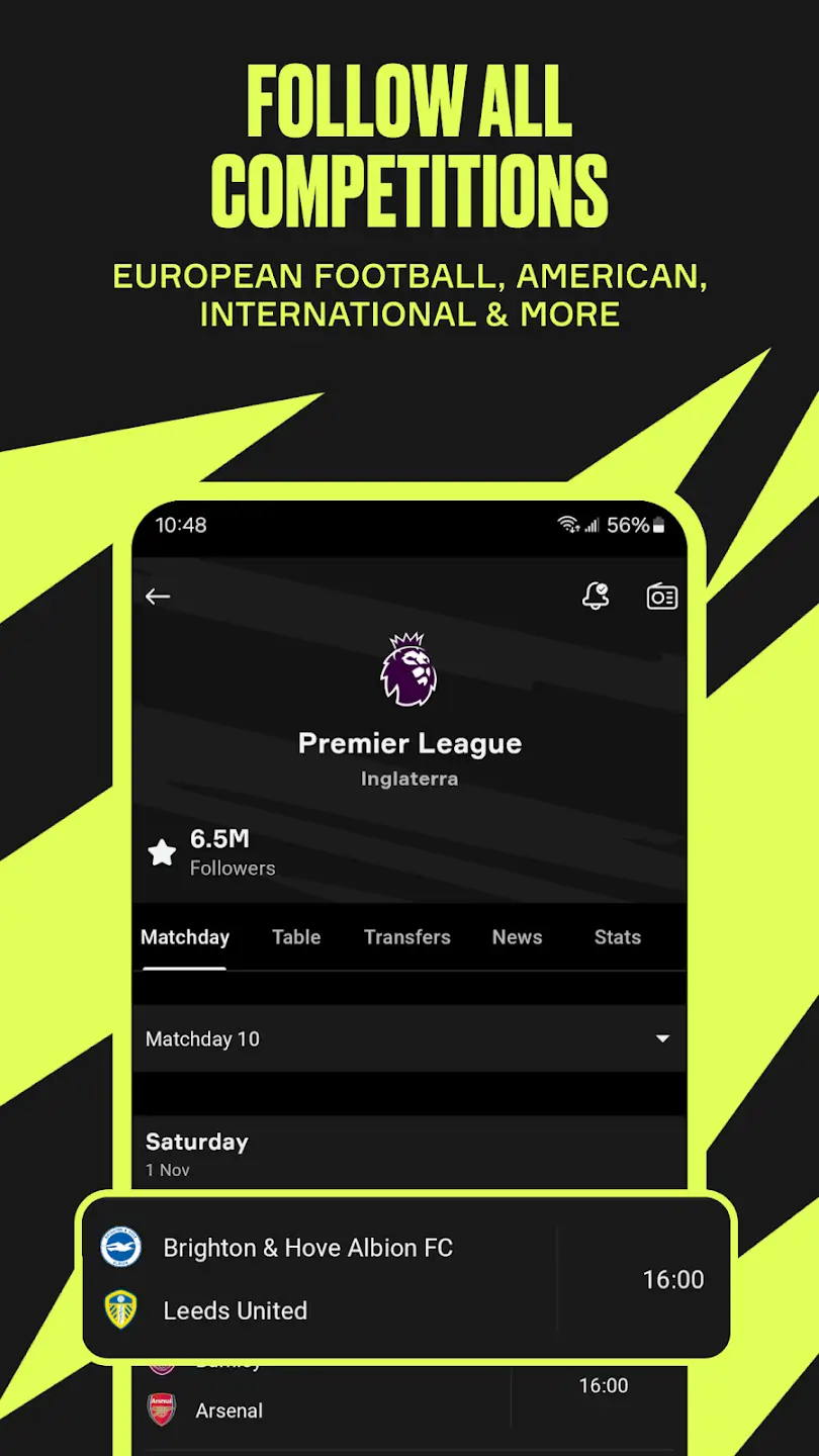 OneFootball Football Scores - screenshot 2