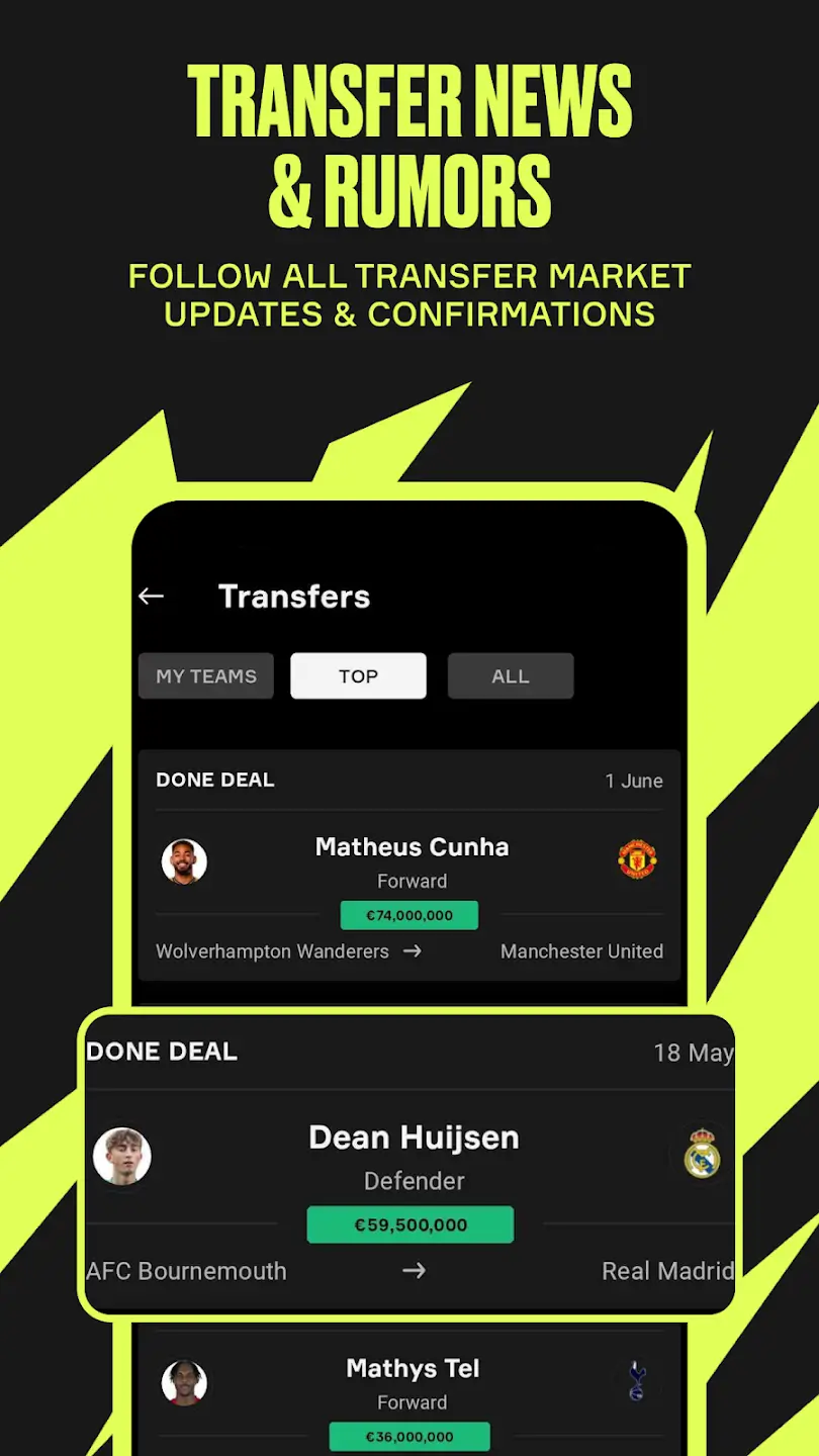 OneFootball Football Scores - screenshot 3