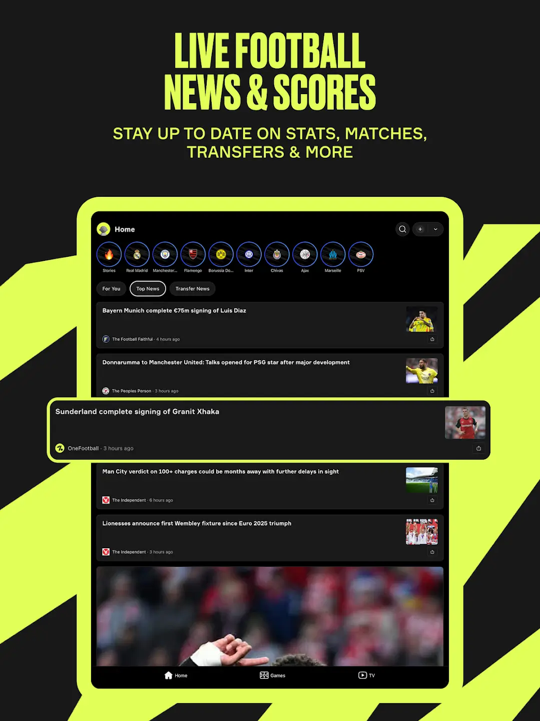 OneFootball Football Scores - screenshot 6