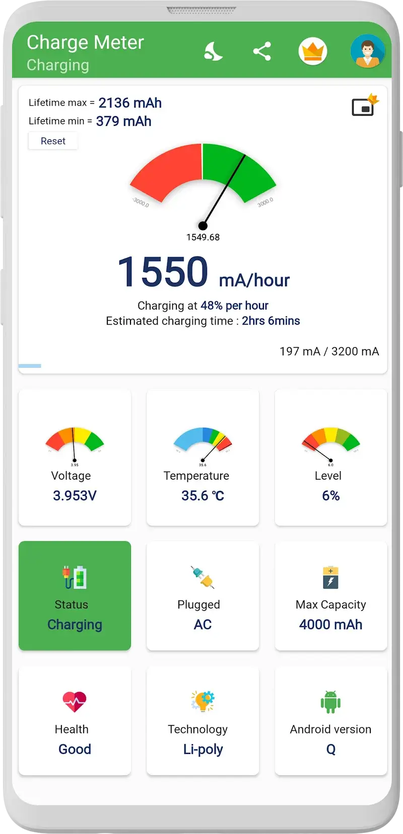 Charge Meter - screenshot 1