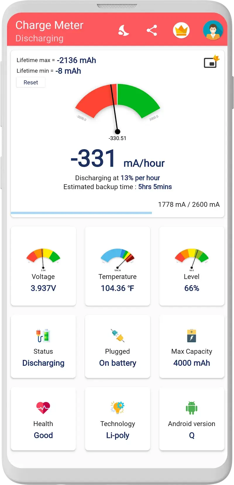 Charge Meter - screenshot 2