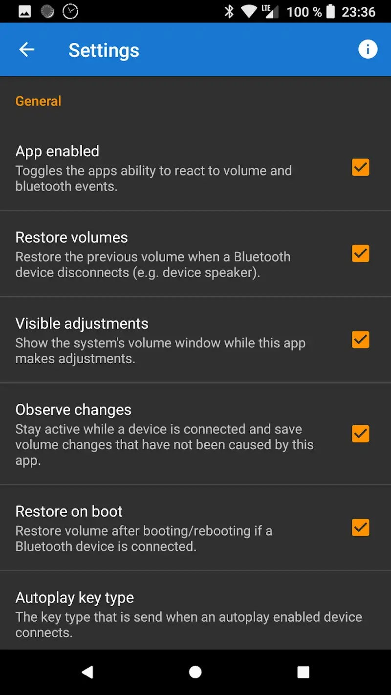 Bluetooth Volume Manager - screenshot 3