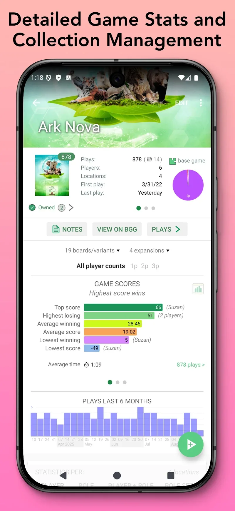 Board Game Stats - screenshot 2