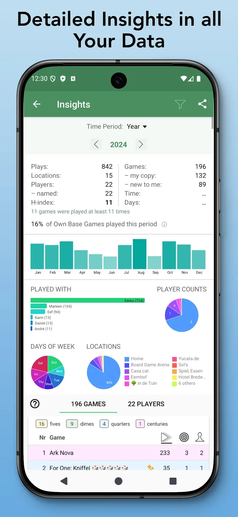 Board Game Stats - screenshot 4