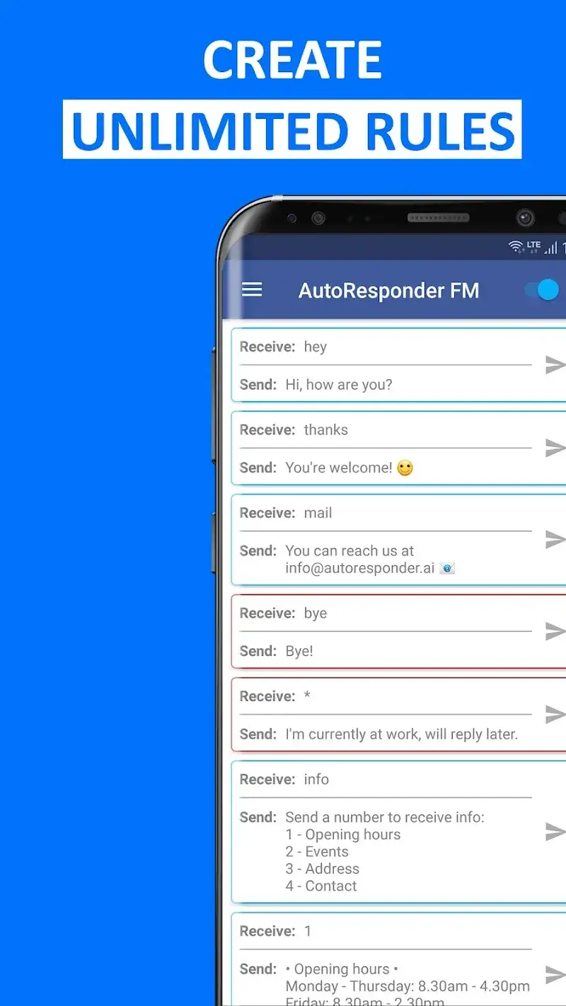 AutoResponder for FB Messenger - screenshot 3