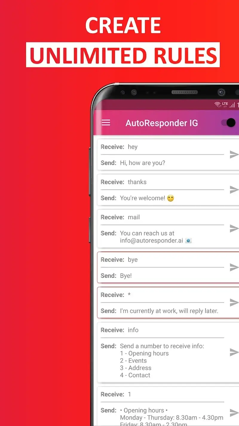 AutoResponder for Instagram - screenshot 3